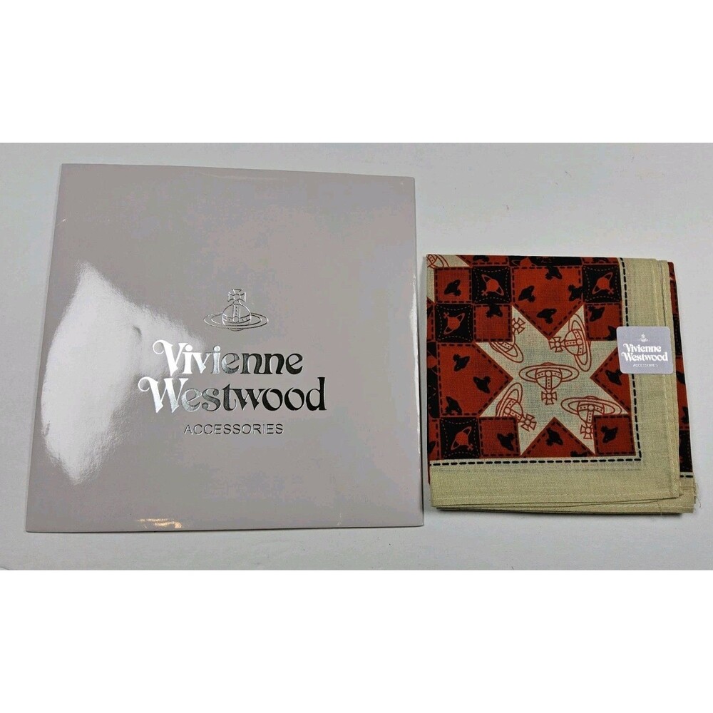 Vivienne Westwood Handkerchief Neckerchief Bandana Scarf Pocket Square Japan